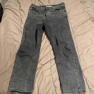NEW Levi’s Wedgie Straight grey jeans